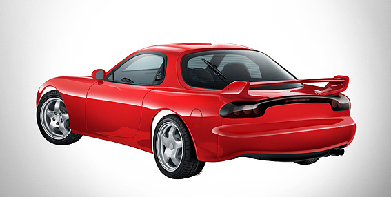 ps绘制跑车详细教程（psd可下载）（图ZNzEzMTEyOA==） - 图标 - 站酷设计师全能大婶10万粉原创素材 - 站酷ZCOOL