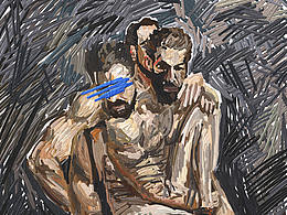 坐在椅子上的人