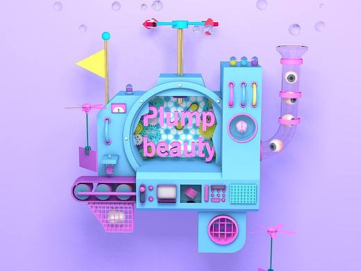 C4D 制作 抽象设计
