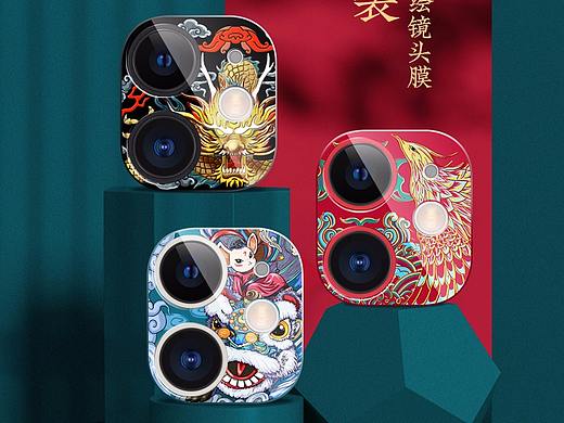 中国风镜头膜详情页设计