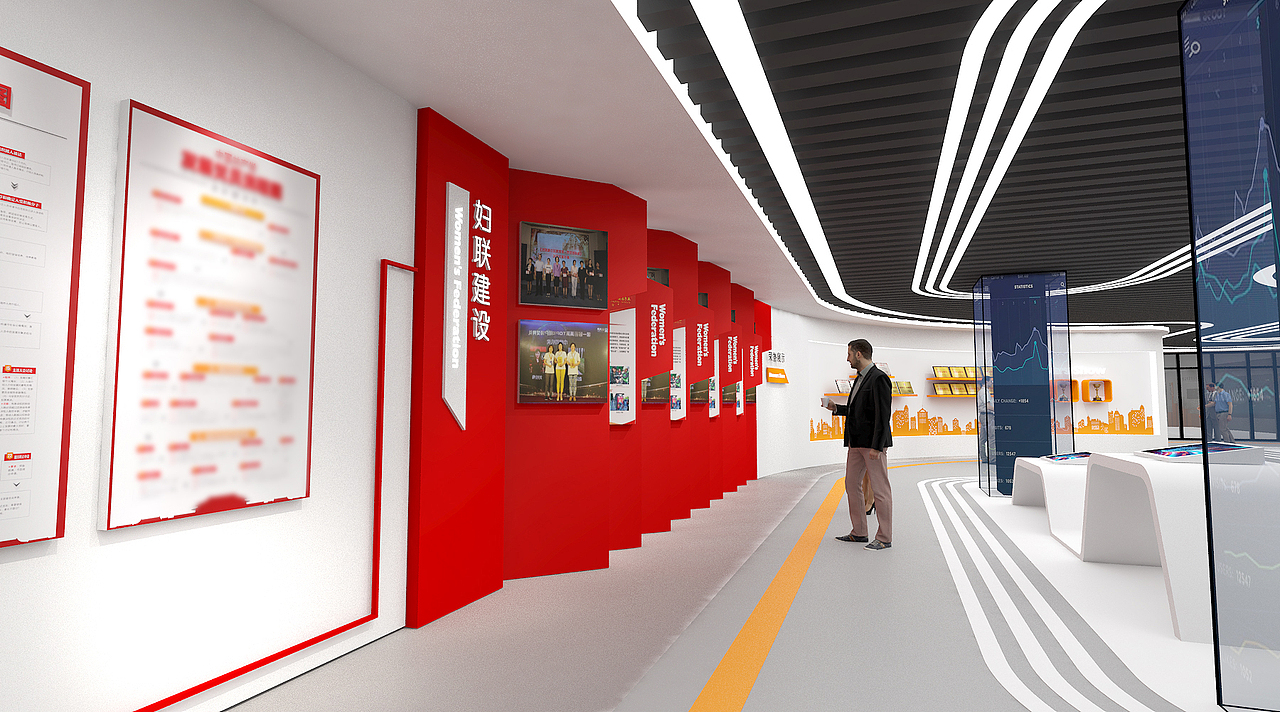 YMM企业展厅（图ZMjQ4NDk3MTQw） - 展陈设计 - 站酷设计师剩下光年原创素材 - 站酷ZCOOL