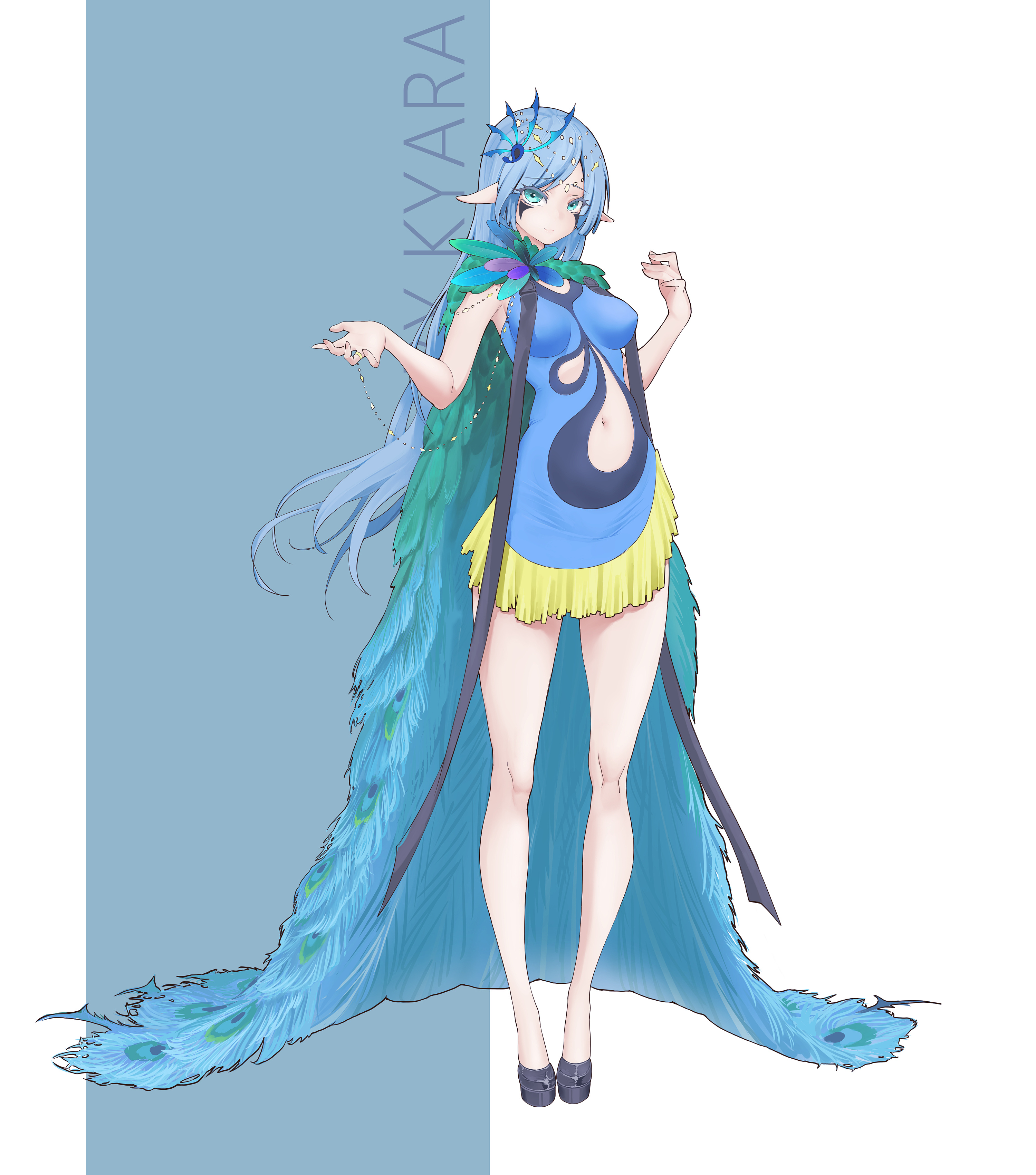 孔雀_kyara龙-站酷zcool