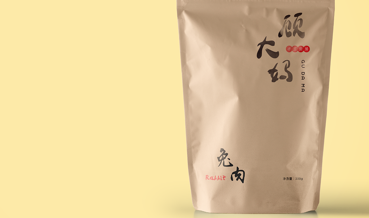 顾大妈 手工麻辣系列（图ZNTkzNDQwNjQ=） - 包装 - 站酷设计师Allen_Ning原创素材 - 站酷ZCOOL