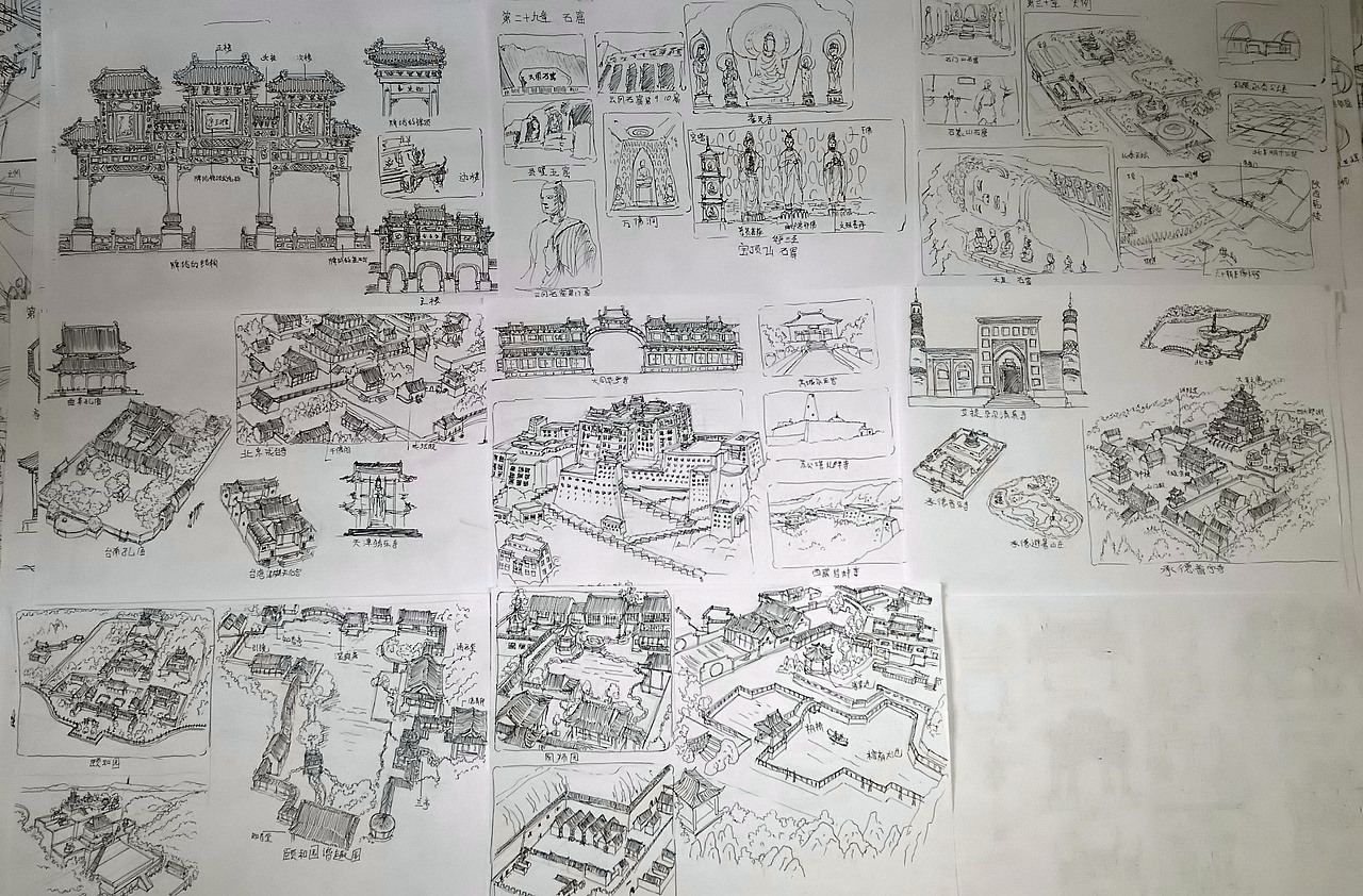 百科练习 中国古建筑图解