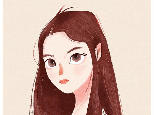 插画习作(人物头像)