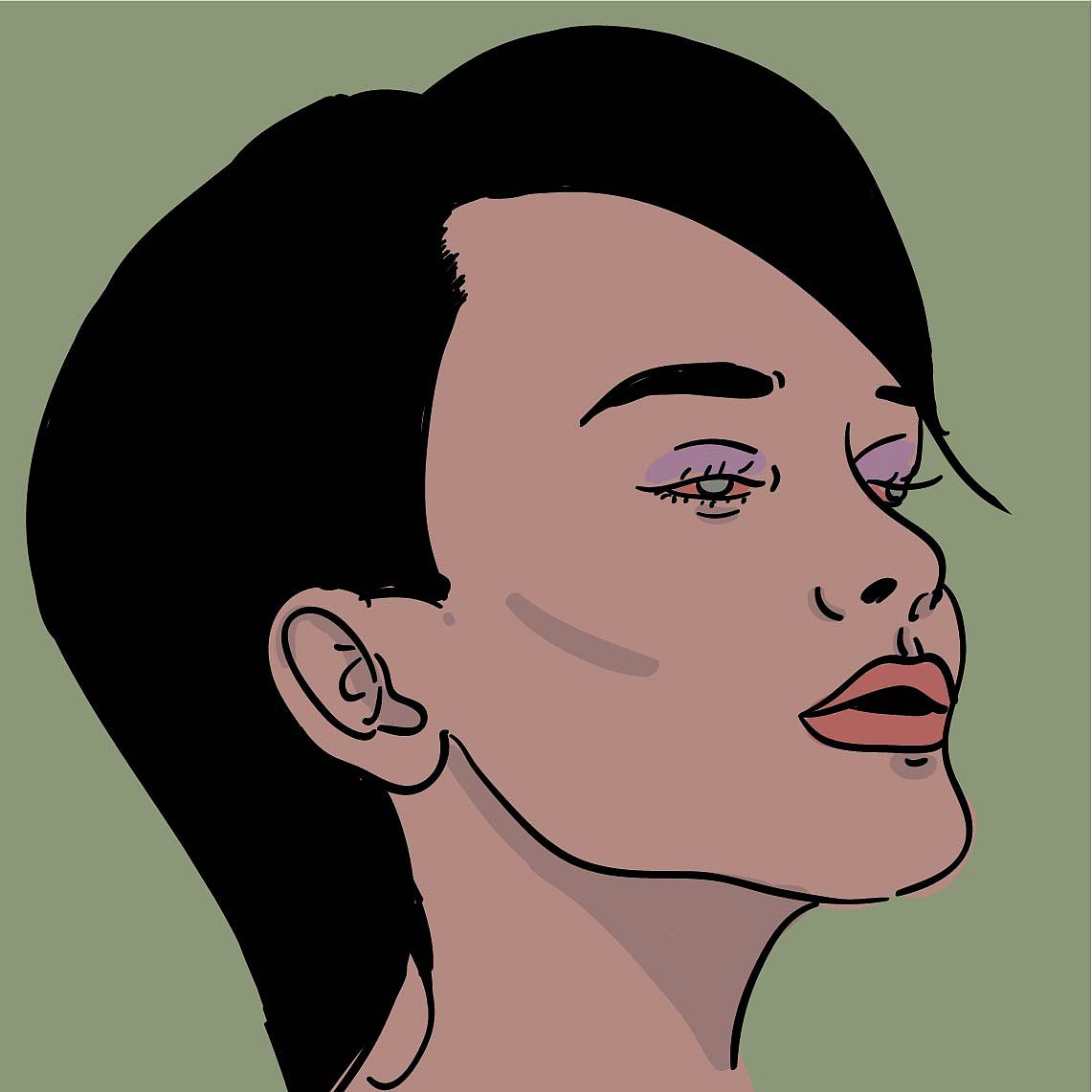 简单的插画头像（图ZMTAwMzA5MDY0） - 艺术插画 - 站酷设计师热忱emma原创素材 - 站酷ZCOOL