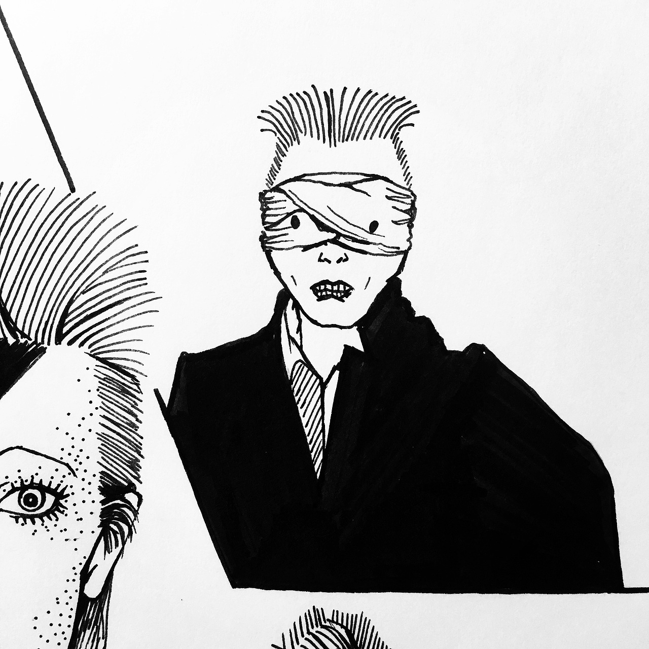 大卫鲍伊David Bowie（图ZMTQ3NTI4MDI4） - 创作习作 - 站酷设计师Senora豆子原创素材 - 站酷ZCOOL