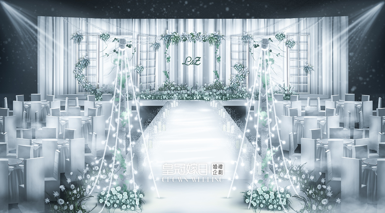 场景(婚礼)手绘图（图ZMTM0ODQ0ODky） - 商业插画 - 站酷设计师孤独丶King原创素材 - 站酷ZCOOL