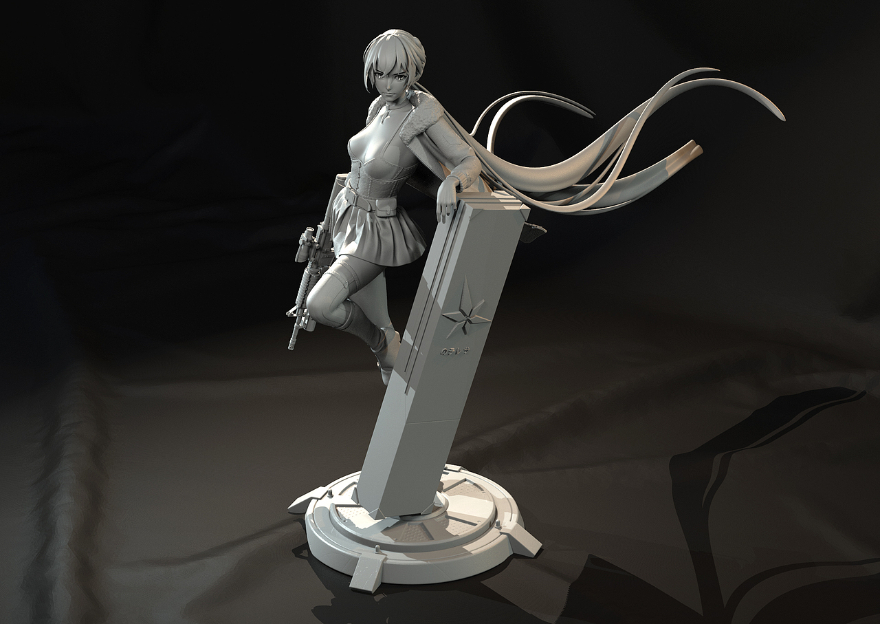 迪妮莎-手办（图ZMTczMTM4MDgw） - 人物/生物 - 站酷设计师李斌杰原创素材 - 站酷ZCOOL