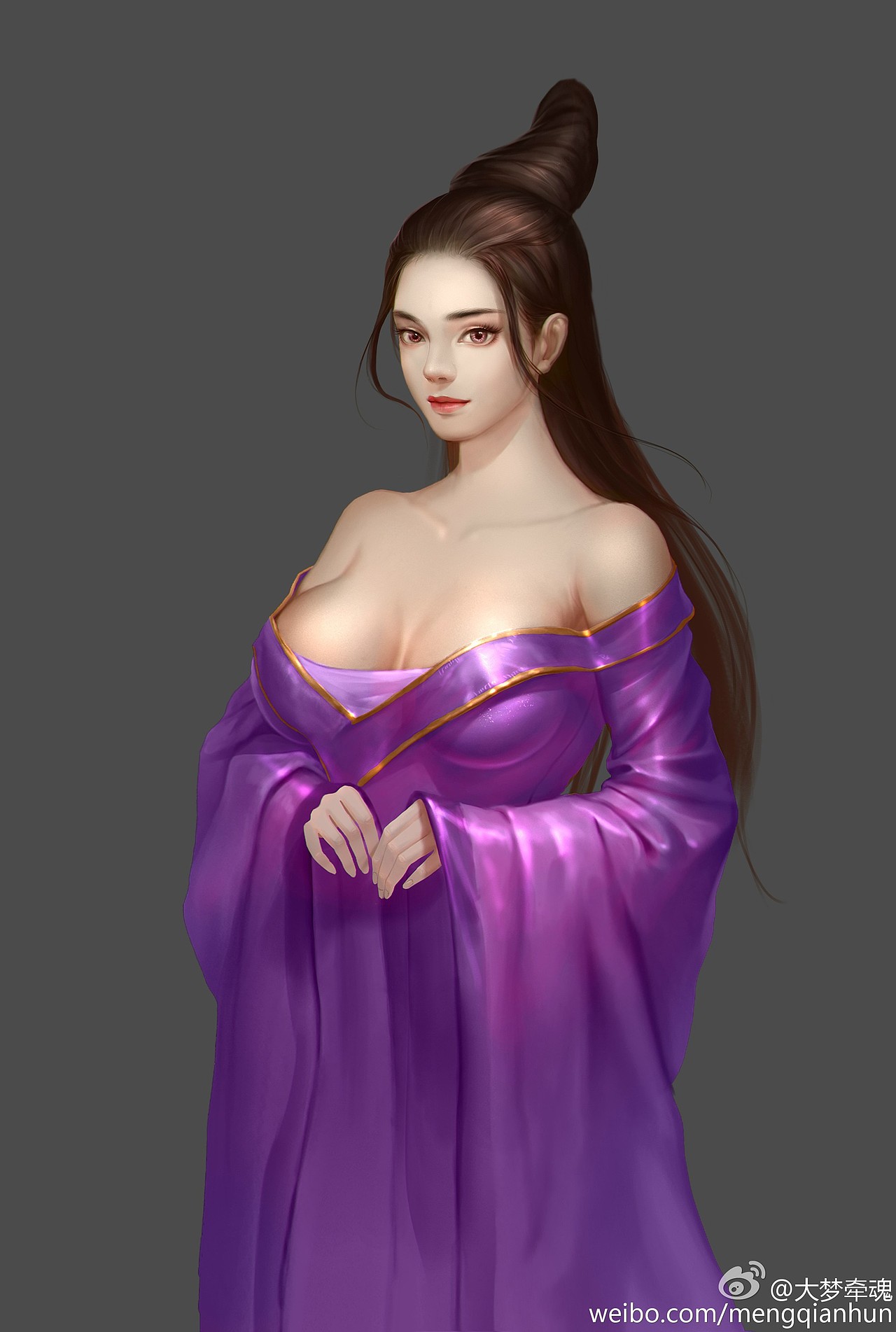 半身像（图ZNjY4MjExNDQ=） - 商业插画 - 站酷设计师梦牵魂原创素材 - 站酷ZCOOL