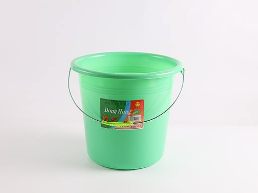 B03家务工具\C02-家务清洁用具\V05绿色塑料桶X1