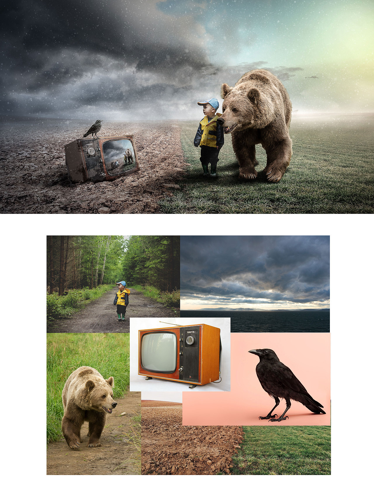 场景合成/海报/幻想/P图（图ZNTM1NjQ4ODQ=） - 海报 - 站酷设计师林叮咚原创素材 - 站酷ZCOOL