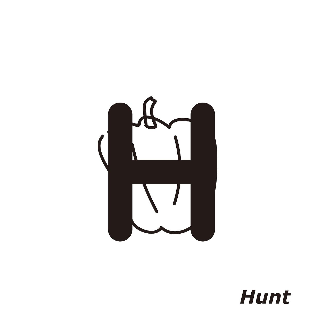 az字母联想创意插画图案设计幼稚园级别字母表