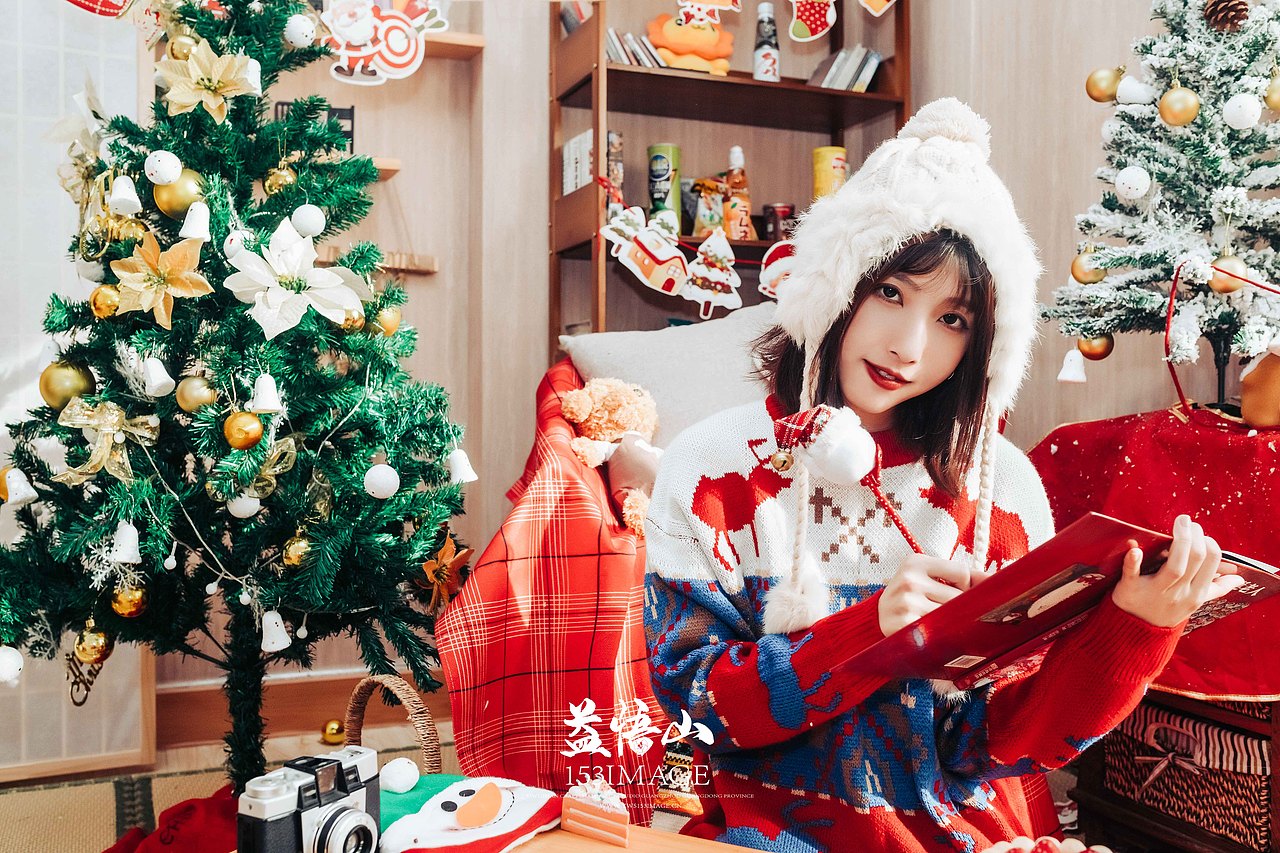 网红圣诞双胞胎姐妹