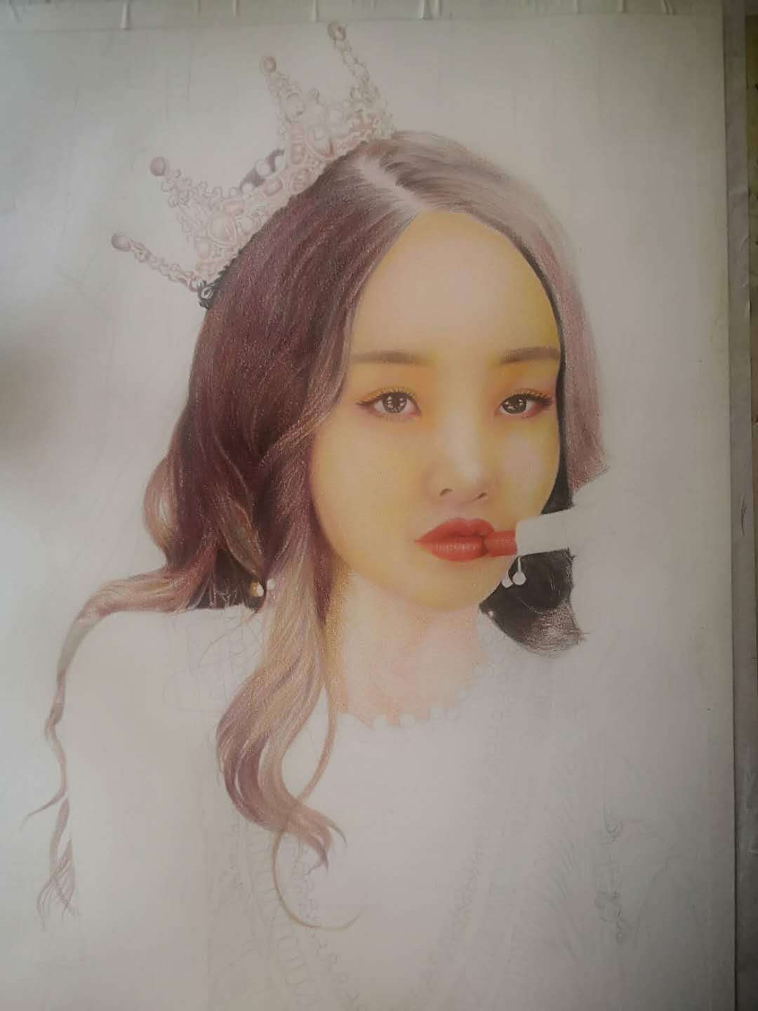 彩铅《我的新娘》
