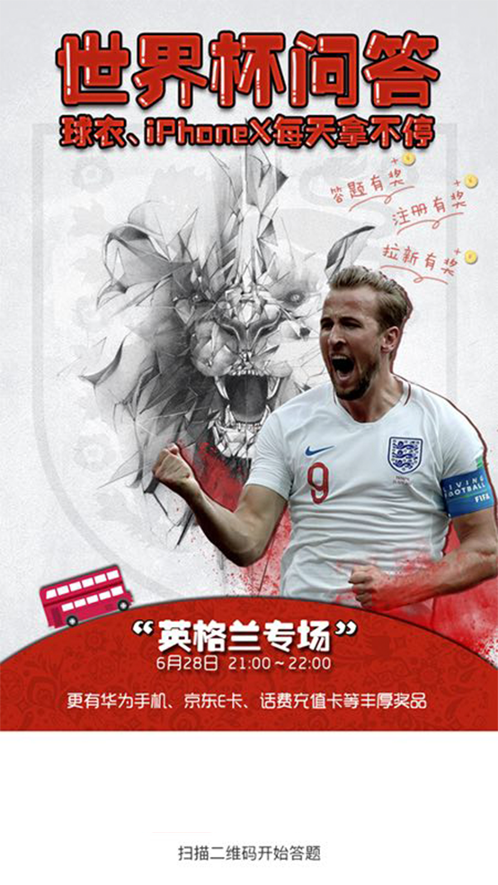 足球问答游戏专场,世界杯足球球星球队APP宣传海报