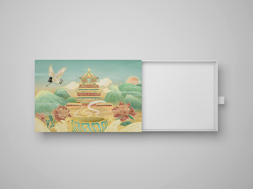 国风 建筑（图ZMzE1ODkyMjA4） - 商业插画 - 站酷设计师杨粪蛋儿原创素材 - 站酷ZCOOL