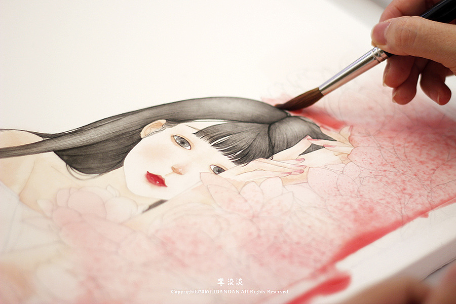 金色的梦~（图ZNzUxODAxODA=） - 商业插画 - 站酷设计师李淡淡DAN原创素材 - 站酷ZCOOL