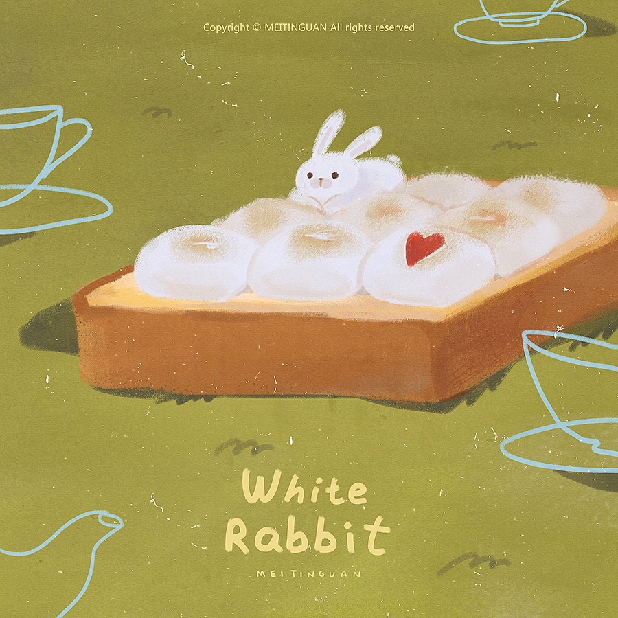 尝一口（图ZMTc1MjkzNTQ0） - 商业插画 - 站酷设计师MEITINGUAN原创素材 - 站酷ZCOOL