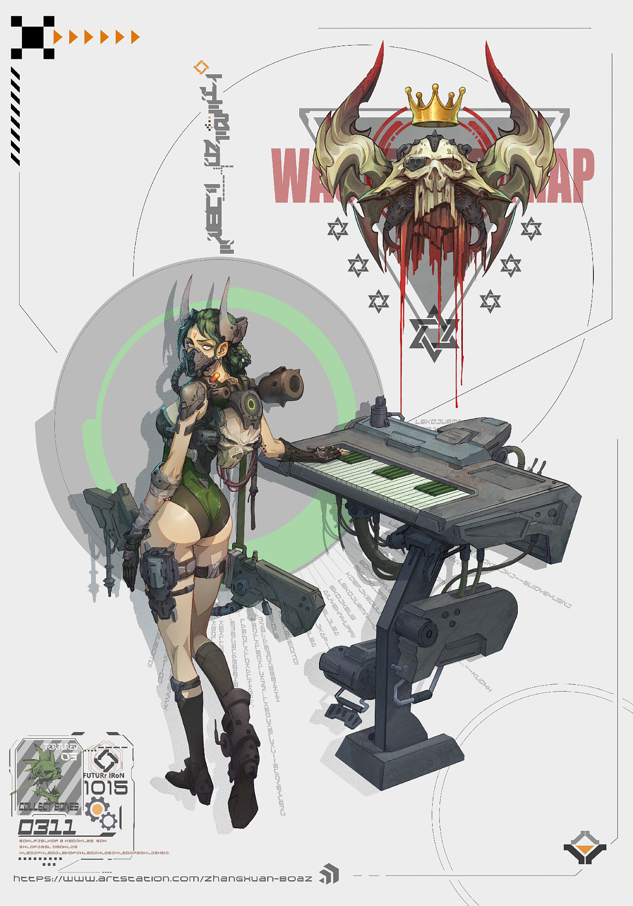 朋克|插画|游戏原画|pt49 - 原创作品 - 站酷 (zcool)