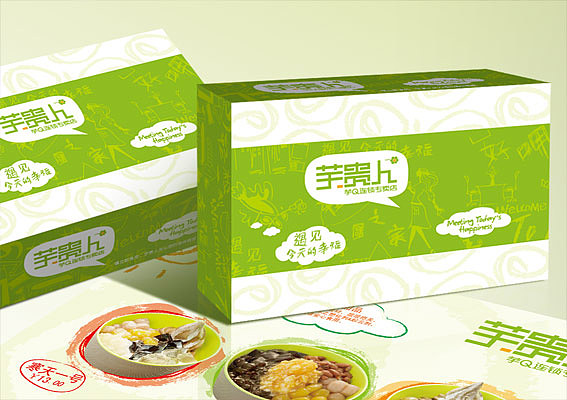 芋贵人甜品店设计(二)|上海甜品加盟店设计,甜品店装修设计公,甜品加盟连锁店设计,甜品店标志设计