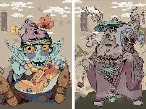 可可爱爱小妖怪（个人主页-ZNDU4MDU3Mjg=） - 创作习作 - 站酷设计师嗜睡神原创素材 - 站酷ZCOOL