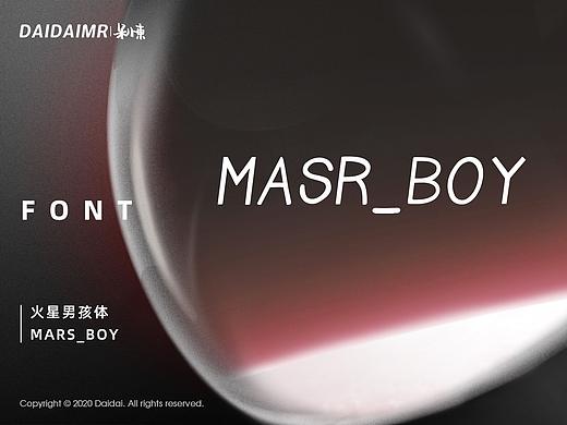 免费英文字体下载：Mars_Boy 火星男孩体