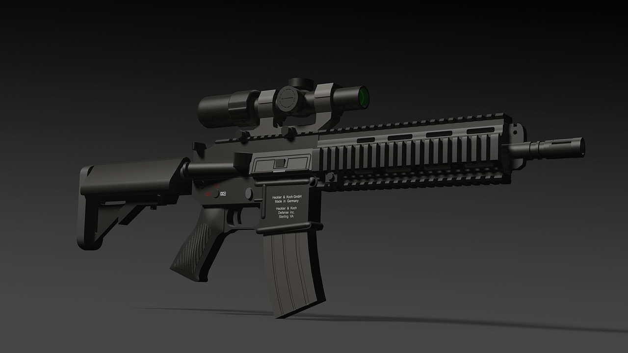 PhotoShop 3D HK 416（图ZMjQ1NTcwMDg0） - 机械/交通 - 站酷设计师swatzs926原创素材 - 站酷ZCOOL