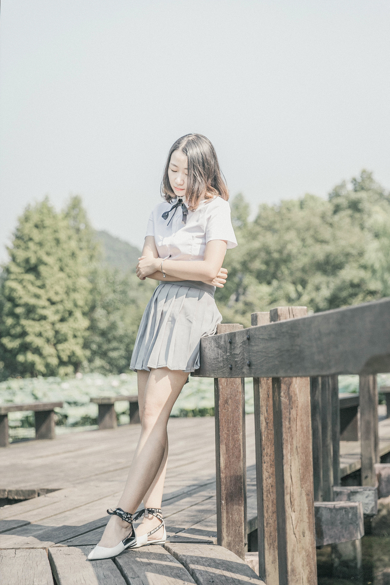 夏日JK制服校园写真（图ZMTI0MzQ4Mzk2） - 人像摄影 - 站酷设计师小樱桃111原创素材 - 站酷ZCOOL