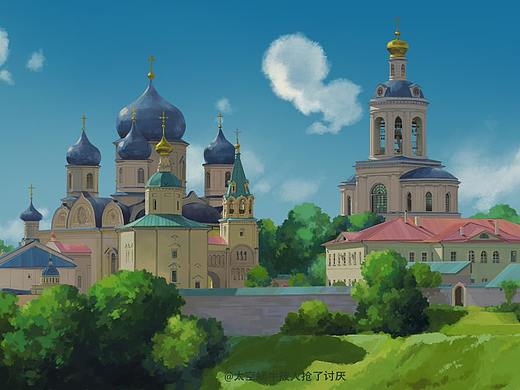 建筑为主的画面表现