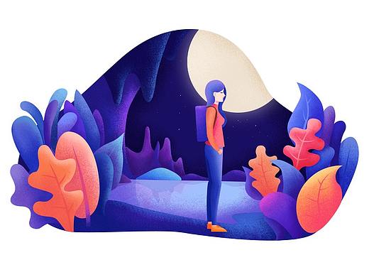 谷歌肌理插画练习