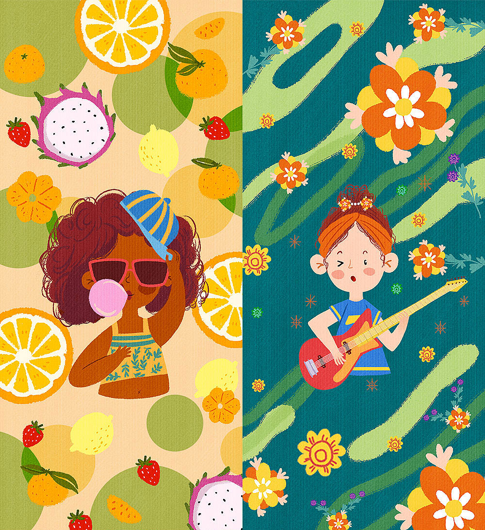 2019插画总结（图ZMTkyNDY0MzI4） - 儿童插画 - 站酷设计师sasa五小桃原创素材 - 站酷ZCOOL