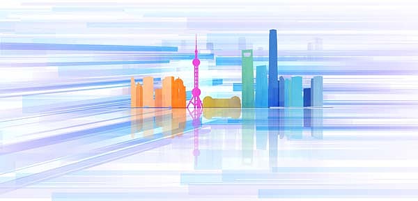 上海城市天际线建筑群的矢量插画01（图ZMjM4OTA3Njk2） - 商业插画 - 站酷设计师灵魂画师DJ药灵儿原创素材 - 站酷ZCOOL