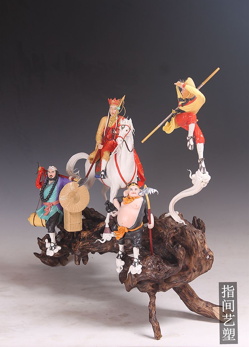 贺加贵(面塑软陶)西游记