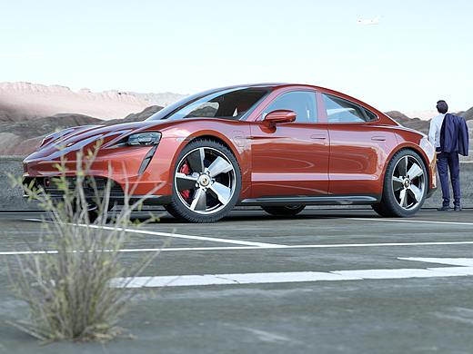 C4D Porsche Taycan 2020 | CGI