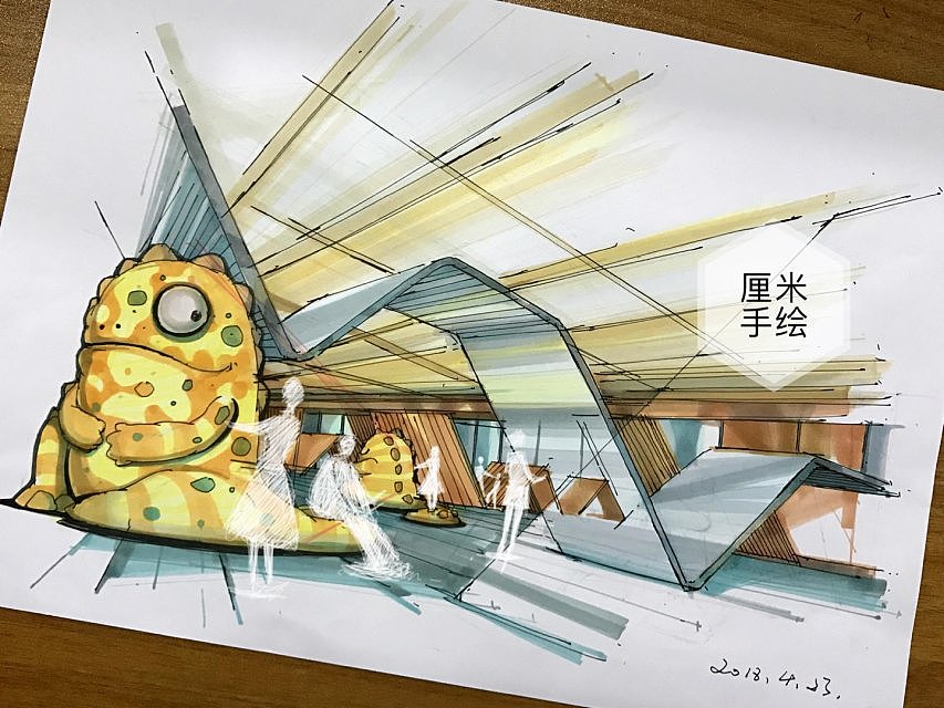 人物检验空间透视关系（图ZMTE3NTgyMzI0） - 家装设计 - 站酷设计师厘米老赵原创素材 - 站酷ZCOOL