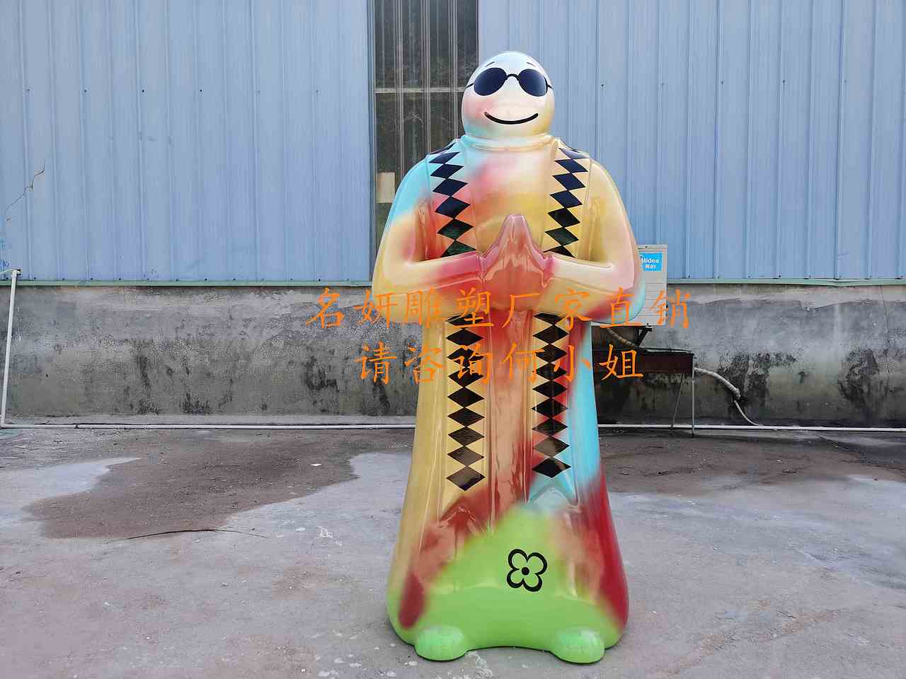 佛门景观装饰玻璃钢和尚造型雕塑抽象道士人物喷绘摆件（图ZMjI5NjQ3MDE2） - 雕塑 - 站酷设计师美陈艺术雕塑原创素材 - 站酷ZCOOL