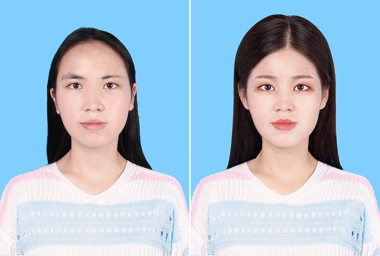 證件修圖練習(xí)模仿（圖ZMzM2Mjg4Njcy） - 創(chuàng)作習(xí)作 - 站酷設(shè)計(jì)師月月北鼻原創(chuàng)素材 - 站酷ZCOOL