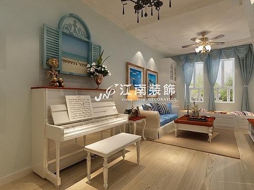 哈尔滨江南装饰公司中海雍景熙岸地中海风格装修效果图