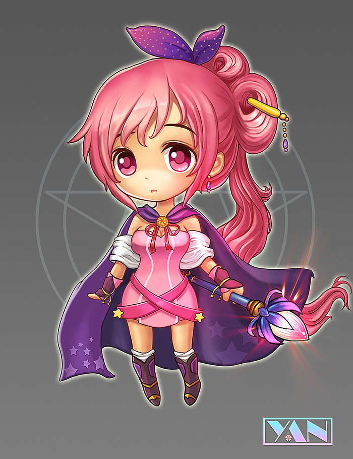 几个Q版角色图（图ZMzIzMDYyNjA=） - 游戏原画 - 站酷设计师雪灵酉原创素材 - 站酷ZCOOL