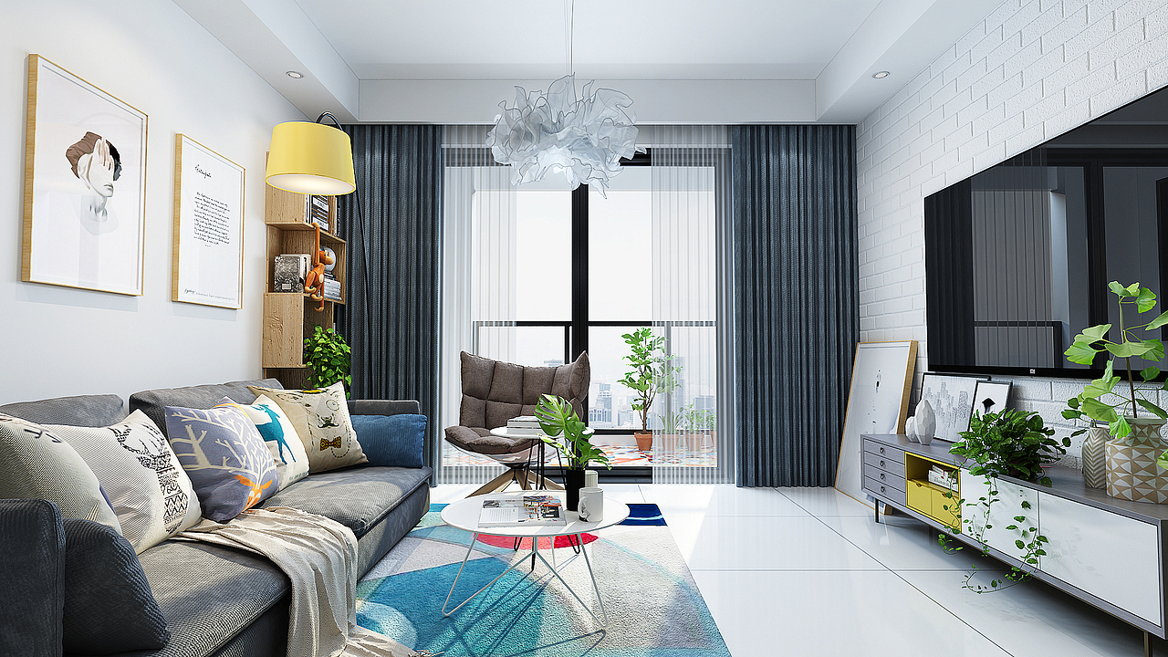 カラーの家--沐浴阳光