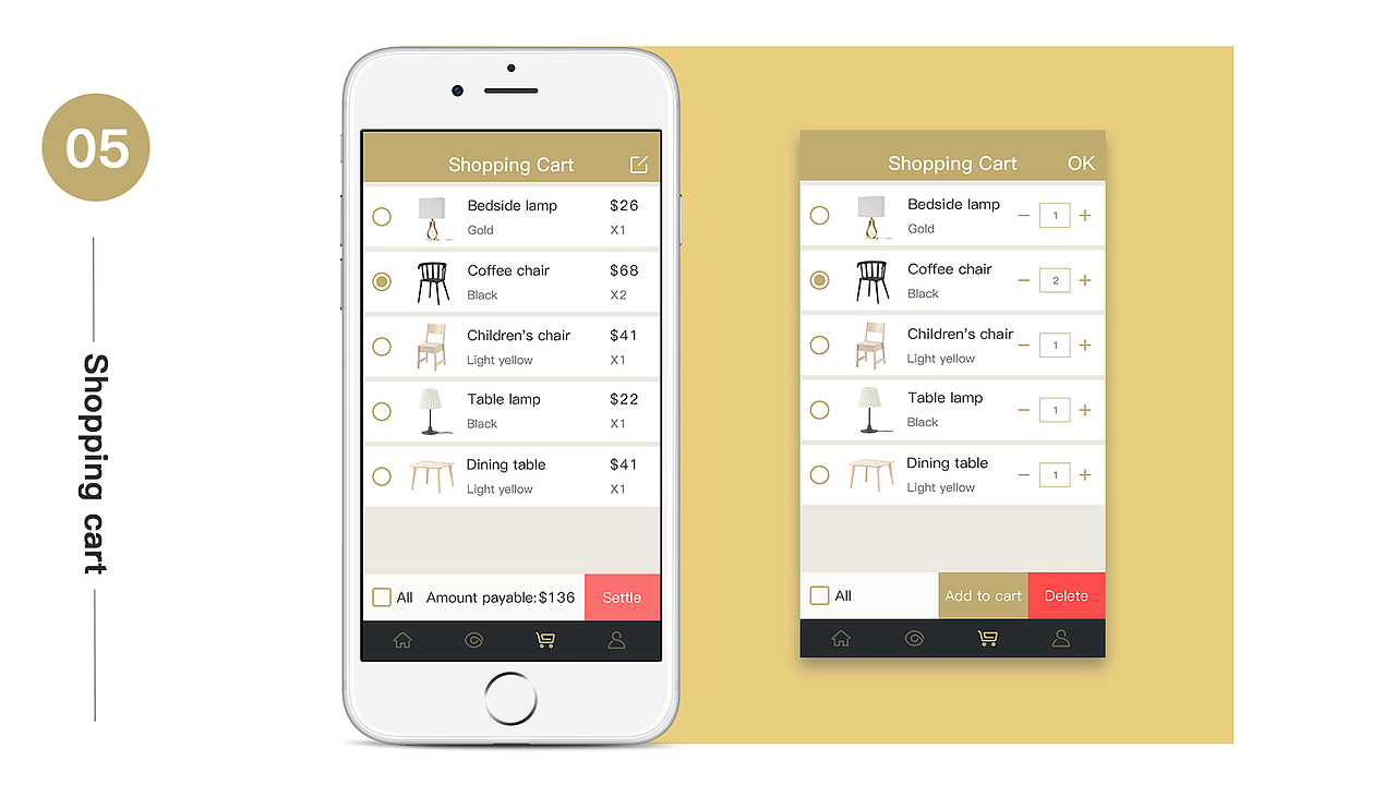 家居电商APP（图ZODY4MDQwMDA=） - APP界面 - 站酷设计师伊丽莎米原创素材 - 站酷ZCOOL