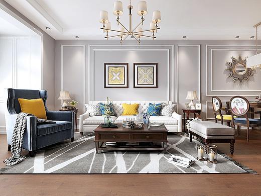 开原方林装饰客厅装修效果图