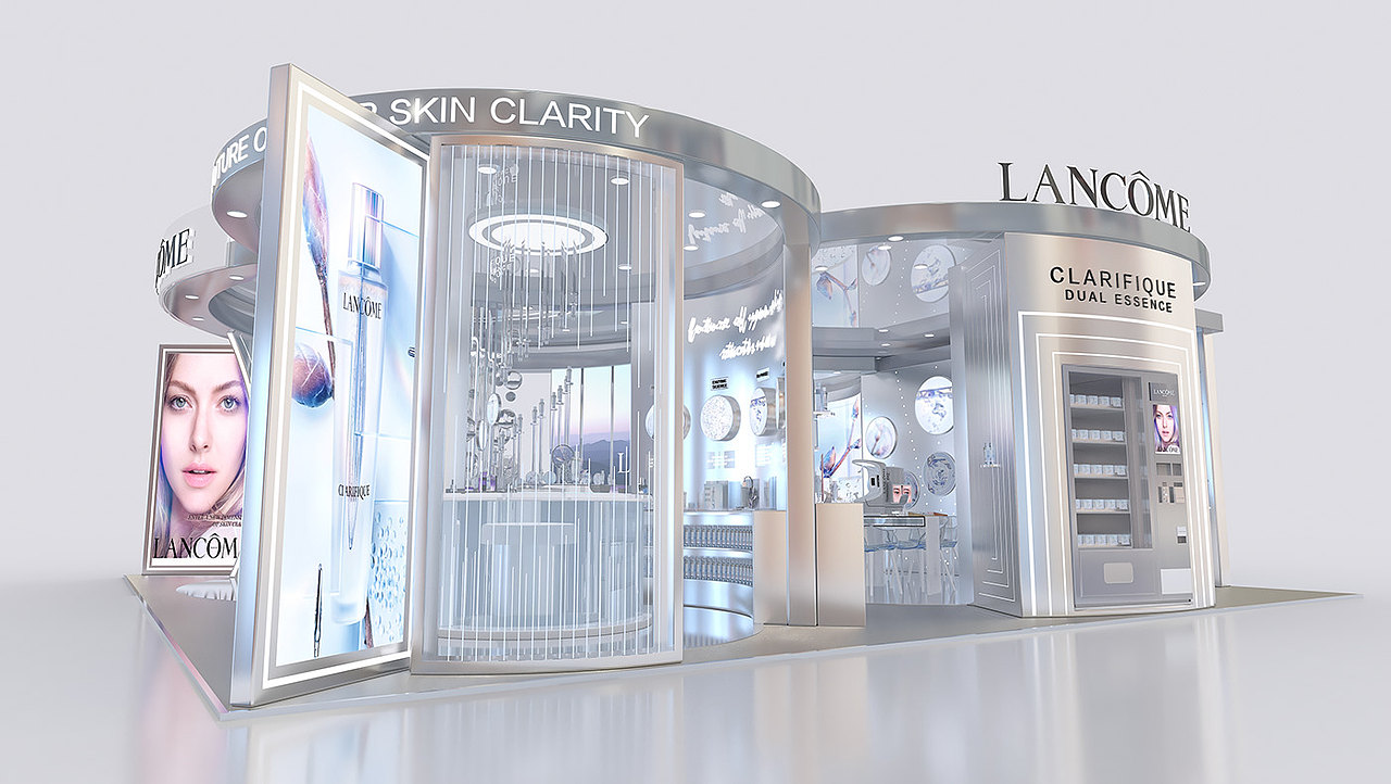 兰蔻品牌快闪店设计
