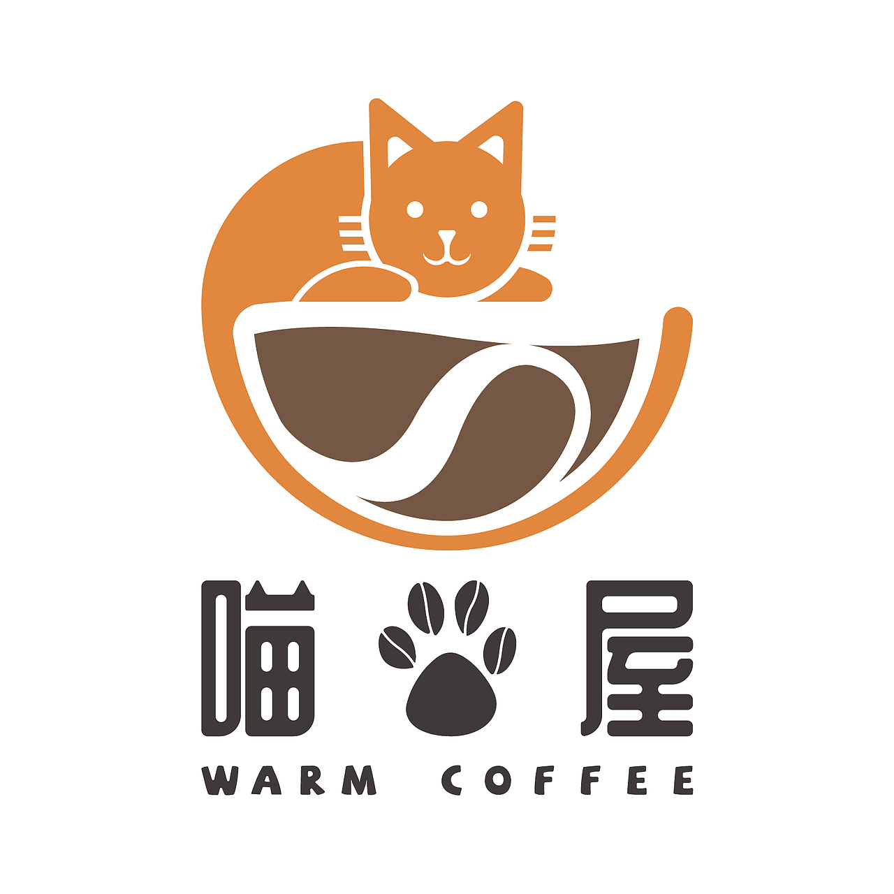 喵屋咖啡厅标志设计（图ZMzQxMzc2ODg0） - Logo - 站酷设计师雨夜猫Y原创素材 - 站酷ZCOOL