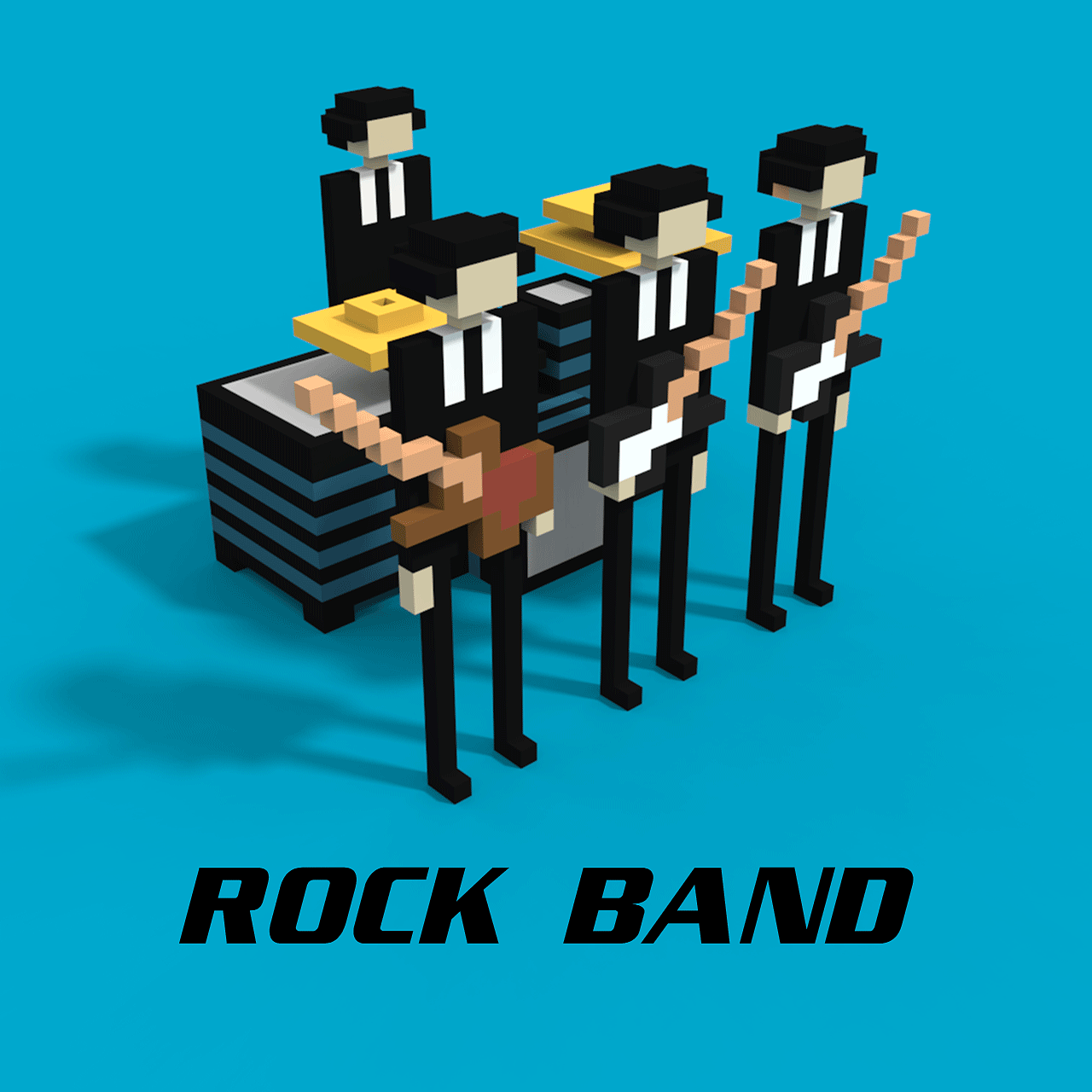 三维像素-Voxel heroes（图ZNjgzMjgzMzI=） - 像素画 - 站酷设计师Rockyhuang999原创素材 - 站酷ZCOOL