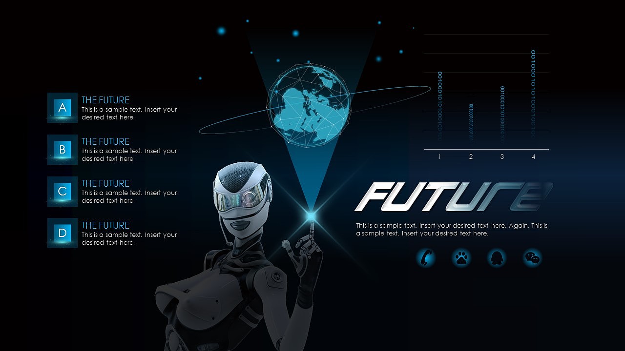 [一茶演示]人工智能改变未来PPT模板（图ZMTE5MDY2NDg4） - PPT/Keynote - 站酷设计师ArlenePPT原创素材 - 站酷ZCOOL