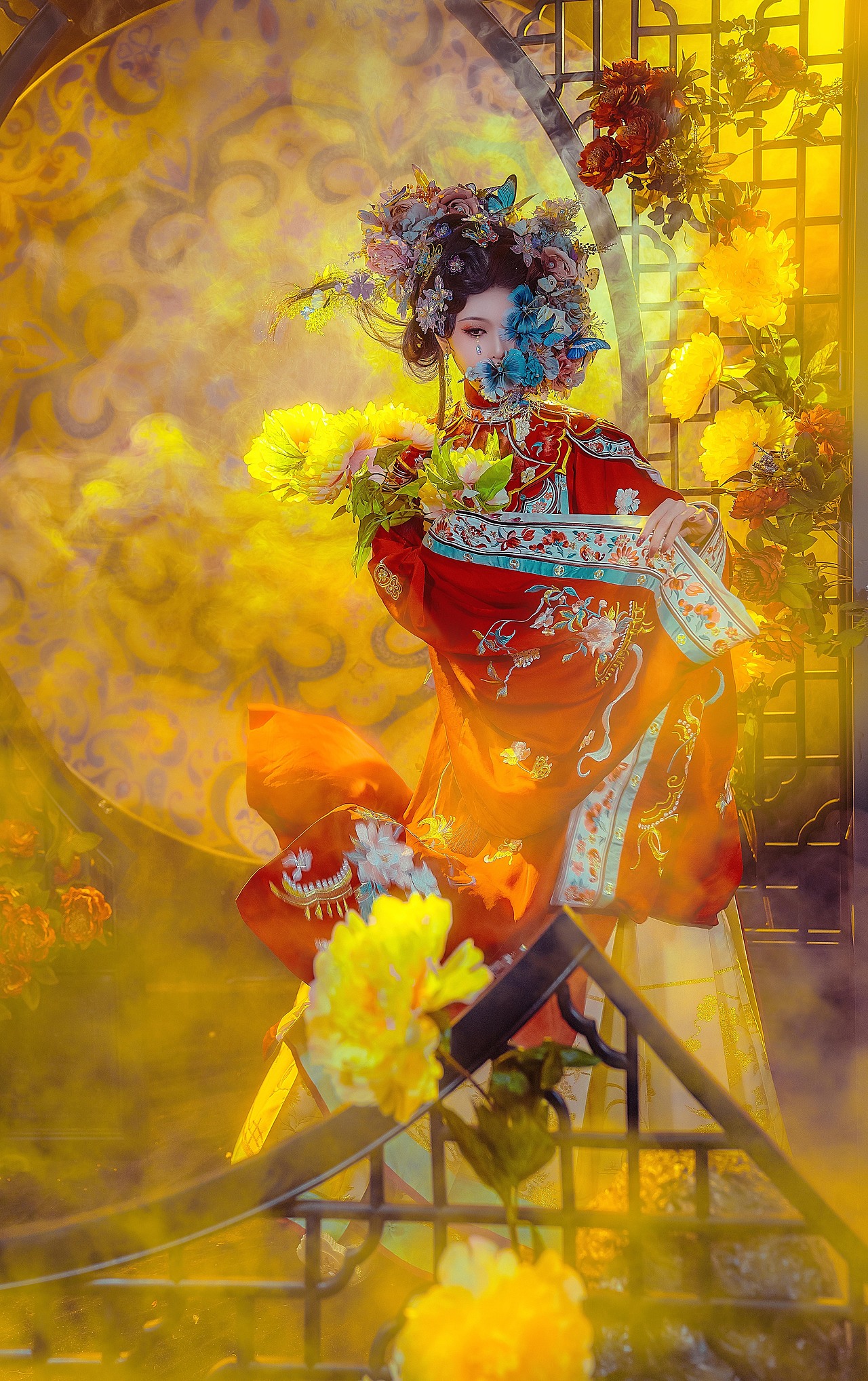 玉堂春（图ZMjQ2ODU0NzMy） - 时尚/艺术摄影 - 站酷设计师安徽李辉聋人画家原创素材 - 站酷ZCOOL