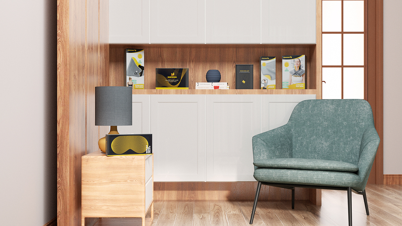 HOMPRES 碳纳米管电热敷系列产品包装（图ZMjkyMzc5MTEy） - 包装 - 站酷设计师做设计的表哥原创素材 - 站酷ZCOOL