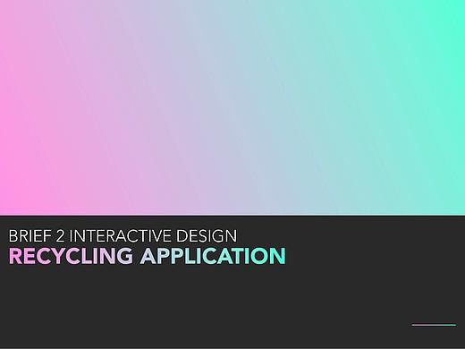 Rebirth-An recycling application